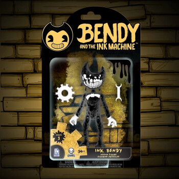 38礼遇季bendyinkmachine班迪与墨水机器印墨机5寸游戏玩具人偶天使季