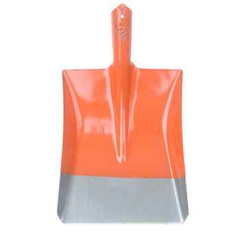 卫洋 120cm木柄铁锹铁锹泥锹工兵铲雪铲桔色平头 除草植树防汛抗洪抢险 1个装