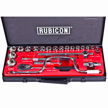 罗宾汉（RUBICON）套筒扳手1/2棘轮扳手套筒RSS-024快速扳手 多用途套筒套装 24件套