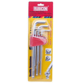 罗宾汉（RUBICON）公制特长球头内六角扳手RHK-289XL球型螺丝刀(1.5-10mm)9支装