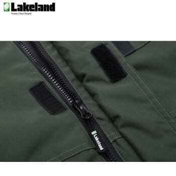 雷克兰(Lakeland)PR20户外防寒服保暖登山服骑行冲锋衣（PU不含内胆） 军绿色 S