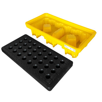 知旦防渗漏托盘610102两桶托盘130*69*30cm盛漏量32加仑/120L