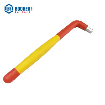 宝合(booher)注塑型双色绝缘内六角扳手3mm 234003