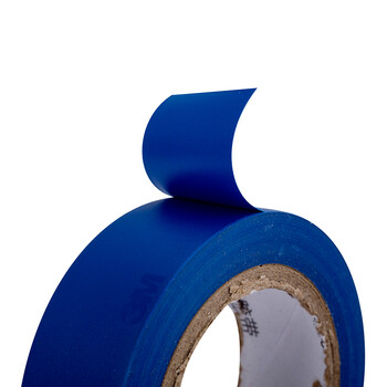 3M 1500# 蓝色 电工胶带 电气绝缘胶带 PVC电工胶布 无铅600V 防潮耐酸碱18mm*10m