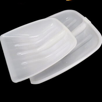 冰禹 BY-359 农用工具塑料锹 除雪铲 推雪板 大号 白色 长460mm 宽420mm 含柄