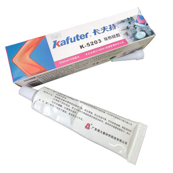 卡夫特（kafuter）K-5203 导热硅胶 导热系数1.2散热胶铝基板固定胶 80g/支