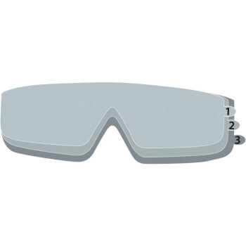 代尔塔（Deltaplus）101140 FILM GOGGLE镜片保护膜3层 护目镜保护贴膜 定做 10片装
