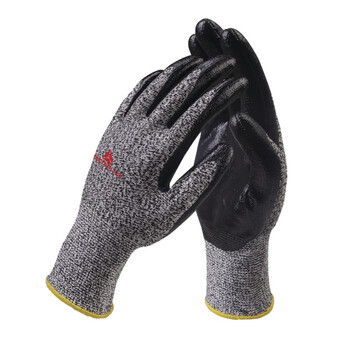 代尔塔（Deltaplus）202043 VECUT43丁腈涂层4级防切割手套耐油防滑机械维护玻璃加工定做 8码 3副