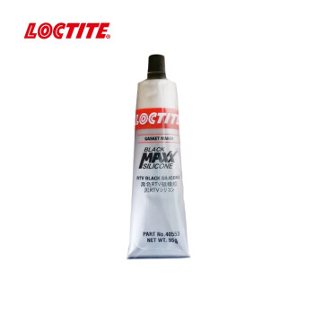 乐泰/loctite 598 平面密封强力胶 单组分触变型室温硫化脱肟型硅胶 金属黑硅胶 95g/1支装