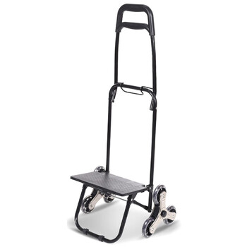 赫思迪格 JG-453 购物车爬楼折叠小拉车 手拉拖车小推车行李拉杆车 基础款藏青