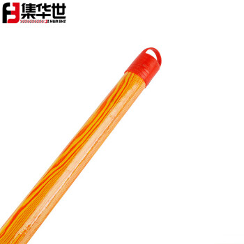 集华世 商用木杆螺纹毛巾布吸水拖把【白毛巾布20cm】JHS-0134