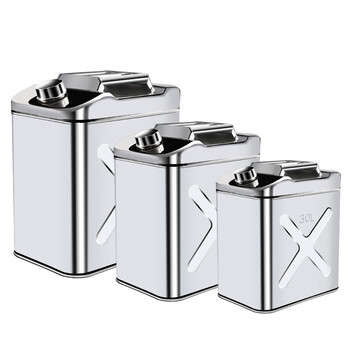 京度 304不锈钢油桶液体桶油箱加油桶备用油箱 方形款容量50L