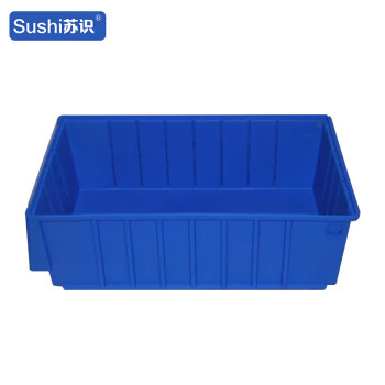 苏识 FG010 抽屉式塑料物料盒10个装 货架分隔式零件盒 塑料零件盒  (个) 蓝色  尺寸:400×235×140mm