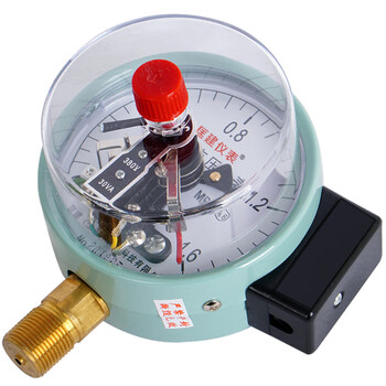 匡建仪表（CONJANT）YXC-100 磁助式电接点压力表精密水压气压表 220V380V通用触头功率30VA 0-1.6mpa 1 1