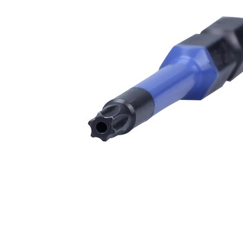 安力士牌（ANEX）梅花内六角批咀ACTX-1565带孔风批头T15X65mm梅花型电动批嘴 星型螺丝刀