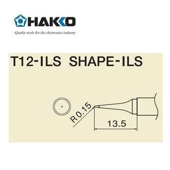 日本白光（HAKKO）FX951 专用焊嘴 T12系列焊嘴 尖型弯尖型 T12-ILS（消耗品类不涉及维保）