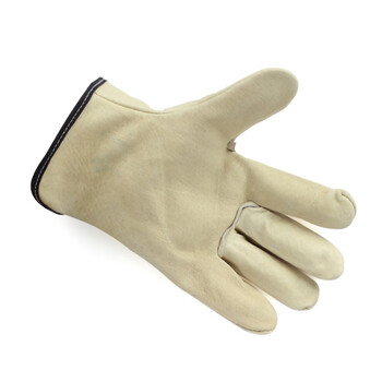 代尔塔（Deltaplus）204159（升级款204160）FB159全猪皮防护手套 弹性掌背舒适透气机械维修 9码 12副