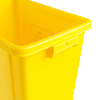 【20L】加厚医疗摇盖 垃圾桶医院 黄色垃圾箱 带盖废物收纳桶
