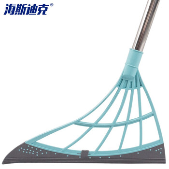 海斯迪克 HKY-110 多功能魔术扫把 网红卫生间刮水器 绿色