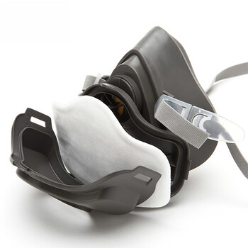 3M 3270防尘面具KN95防雾霾打磨煤矿装修防尘套装配25片3701防尘滤棉1个装