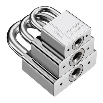 飞球（Fly.Globe）挂锁 大门锁具 防水防锈门锁 仓库商铺门锁FQ-W40mm