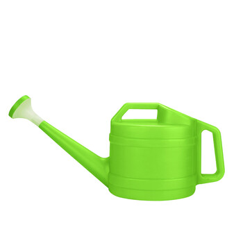 益美得 FH-1204 洒水壶喷壶浇水壶长嘴花洒壶园艺浇花壶 蓝色 3.5L