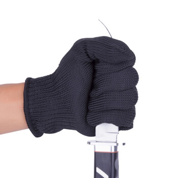 SAFEMAN君御 SF7035一根钢丝5级防割手套*10副 黑色 均码 