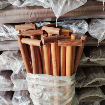 兰诗 WYQ0084 铁锨杆雪铲杆子耙子铁锹槐木柄把镐把子锄头木柄把 T型槐木1.1米