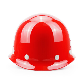 舜选安全帽 ABS新国标 工地建筑施工业头盔 防砸透气抗冲击SHX-K1红色