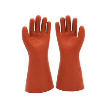 双安 12KV橡胶绝缘手套（手型）带电作业电力配电房安全防触电