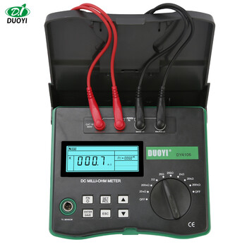 DUOYI（多一） DY4106 数字微欧计直流微欧姆电阻表 1年维保