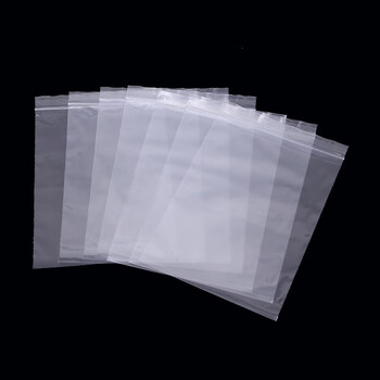 飞尔（FLYER）pe自封袋 透明塑料包装袋 防水防尘密封自粘骨袋【15*22cm 8丝】4包起批