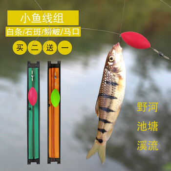 一粒漂线组溪流小鱼线组醒目高灵敏度野钓白条翘嘴小鲫鱼鳑鲏专用子线