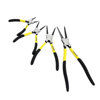 田岛（TAJIMA）内卡-曲爪【13寸】 1206-2094卡簧钳 内卡钳 卡环钳 内弯钳 孔用曲爪德式卡簧钳(德式)325mm