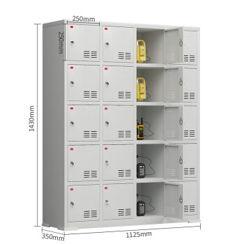 金兽GC1580工具充电柜20门对讲机寄存柜建筑施工工具存放柜可定制