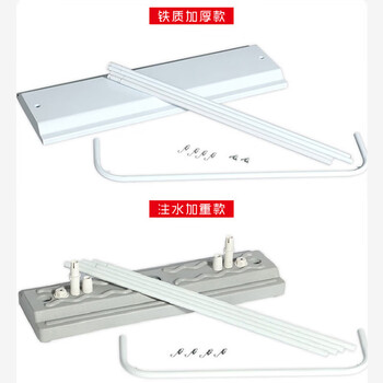 海斯迪克 HK-3001 门型展架易拉宝 广告架海报架 铁质门型展架80*180白色 不含画面