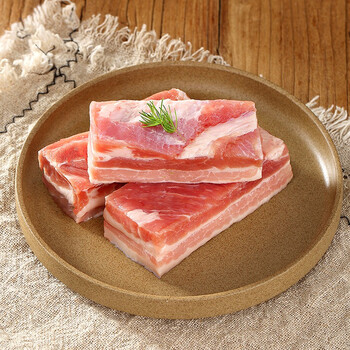 one"s member 黑猪五花肉600g下五花 去皮五花肉