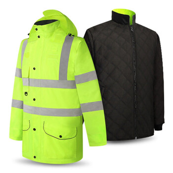 者也（ZYE）防暴雨反光雨衣交通勤警示安全服应急救援雨衣 荧光绿（雨衣＋雨裤） 2XL