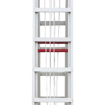 兴航发 铝合金伸缩人字梯子6M 收3.3米升5.5米内抽拉高强度铝合金人字梯 加厚加固升降人字梯工程梯子