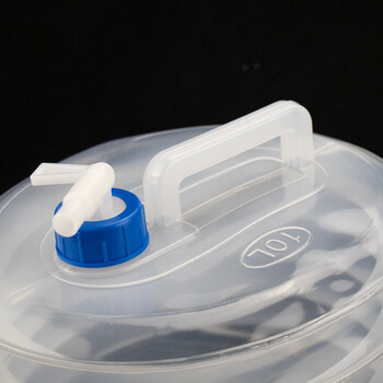 海斯迪克 HK-5112 折叠水桶便携水壶 收缩水桶 户外PE折叠水袋便携水壶 15L