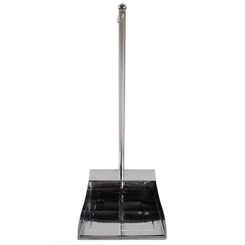 海斯迪克 不锈钢簸箕垃圾铲 加大加厚(5个起订) 扫地畚斗清洁用品 HKZ-4