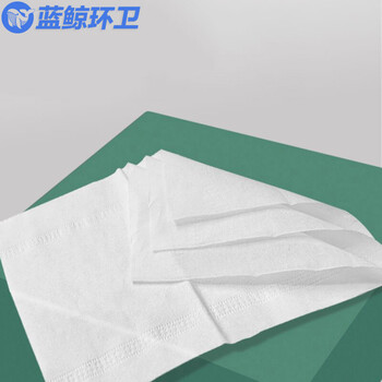 蓝鲸环卫【纸巾抽纸100包】酒店饭店商用餐巾纸LJHW-9279