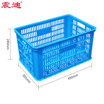 震迪塑料周转筐收纳筐快递筐加厚周转箱框子篮子SD1235可定制B4筐