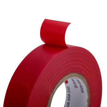 3M 无铅电气（电工）绝缘胶带 1600# 汽修家装耐磨 18MM*20M*0.15MM 红色 定做 10个装