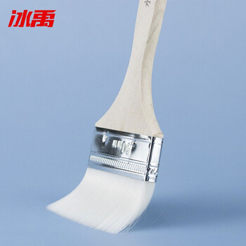 冰禹 BYyc-264 仿羊毛清洁刷 水性漆刷调料刷 木柄除尘细仿羊毛刷 3寸（1把）