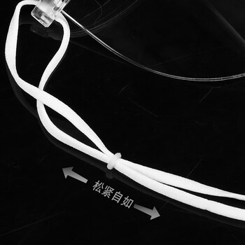 者也 10只透明防雾口罩酒店餐饮口罩使用防口水飞沫唾沫塑料卫生饭店厨师口罩餐厅 单面1盒装