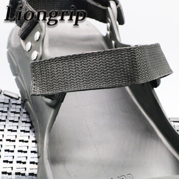 LIONGRIP 防砸防滑鞋套 参观车间访客鞋套XGX-TK4 M(38-41)灰色钢头