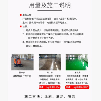 香榭丽漆工业品  环氧树脂地坪漆耐磨平涂型自流平地平漆工程水泥地面漆室内外油漆 白色 16kg漆+4kg固化剂