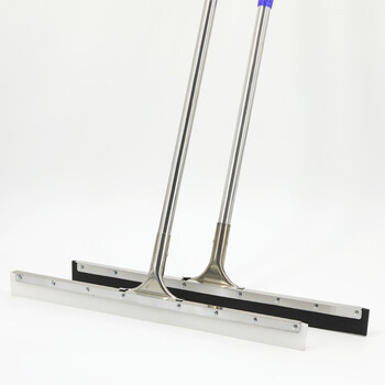 康丽雅  不锈钢杆地刮 白色硅胶款60CM杆长120CM 卫生间地面清洁刮推水器刮水器 
