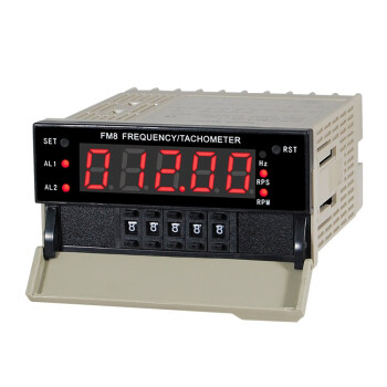 东崎 TOKY FM   拨码预置报警频率表转速表线电机速度测量仪表数显频率表